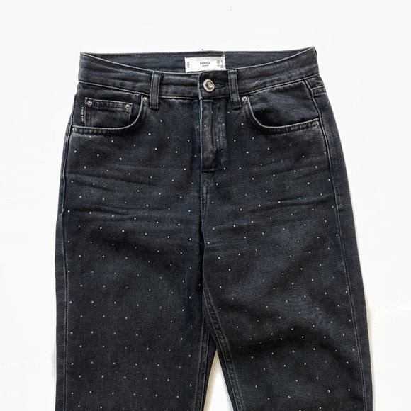 Mango Embellished Crystal Jeans - Picture 7 of 9
